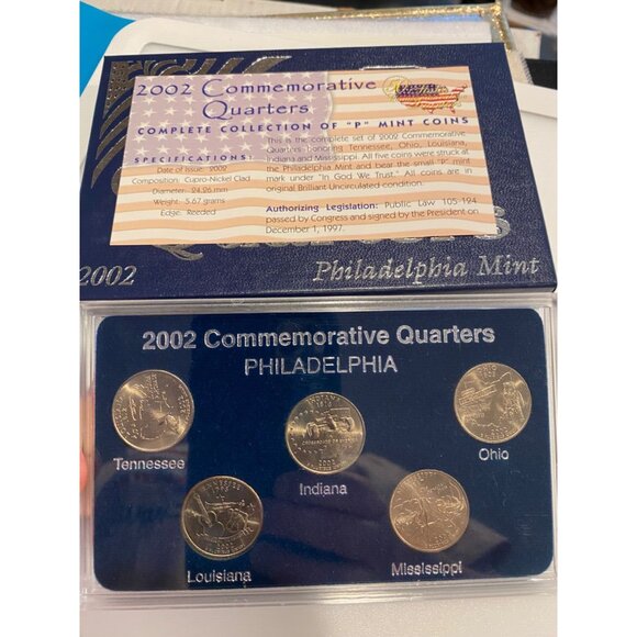 2002 Philadelphia Mint 50 State Commemorative Quarter Collection. - Picture 2 of 3